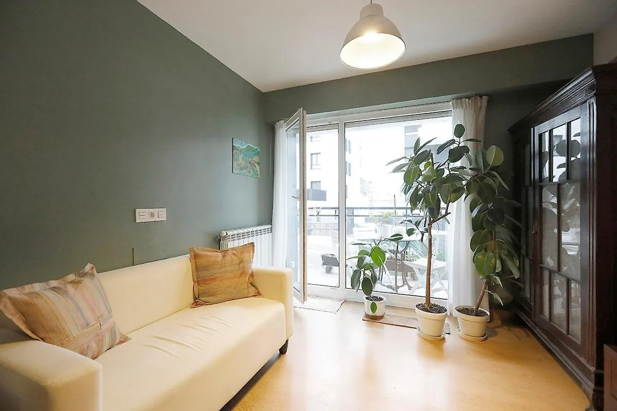 Bright apartment 2 bedrooms and 2 bathrooms, Balcony and views San Sebastian Spain