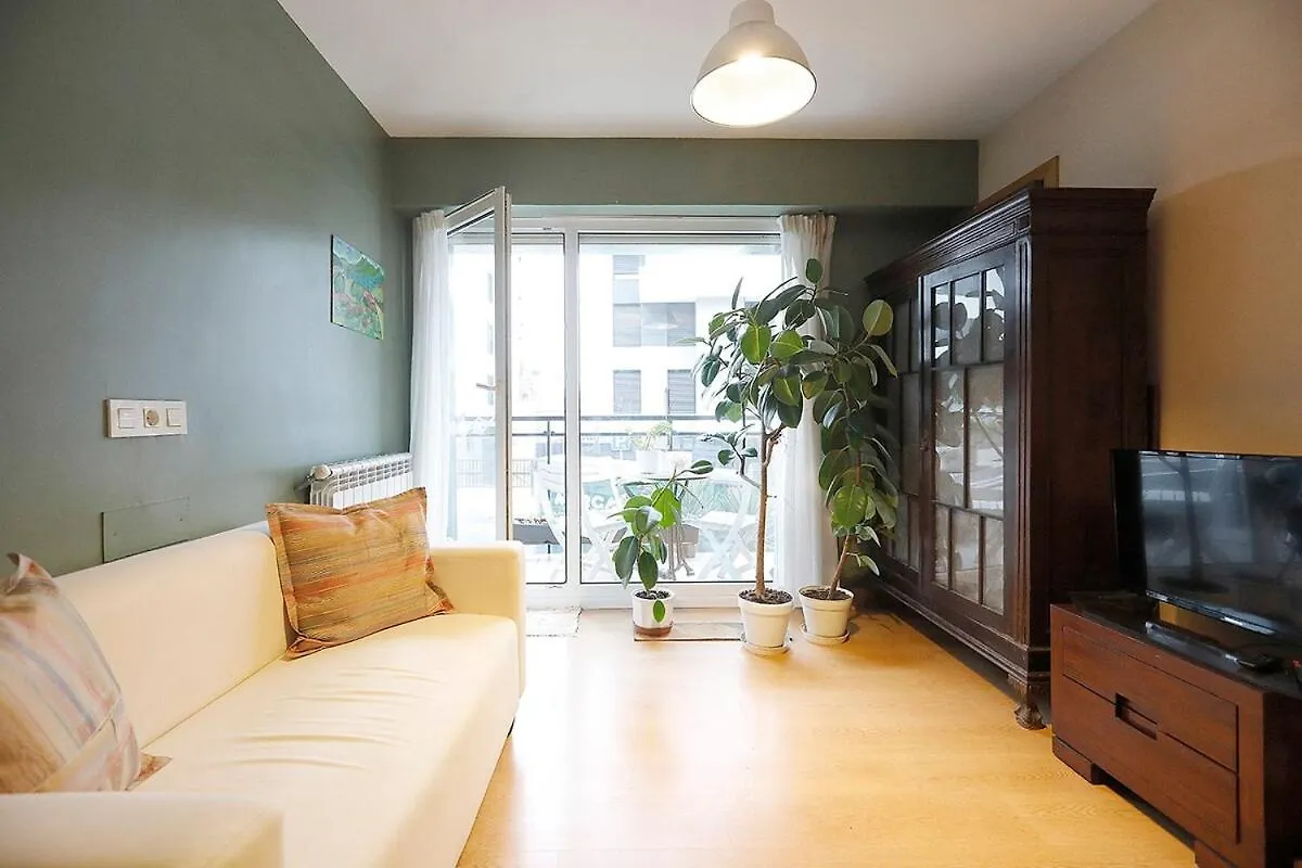 Bright apartment 2 bedrooms and 2 bathrooms, Balcony and views San Sebastian